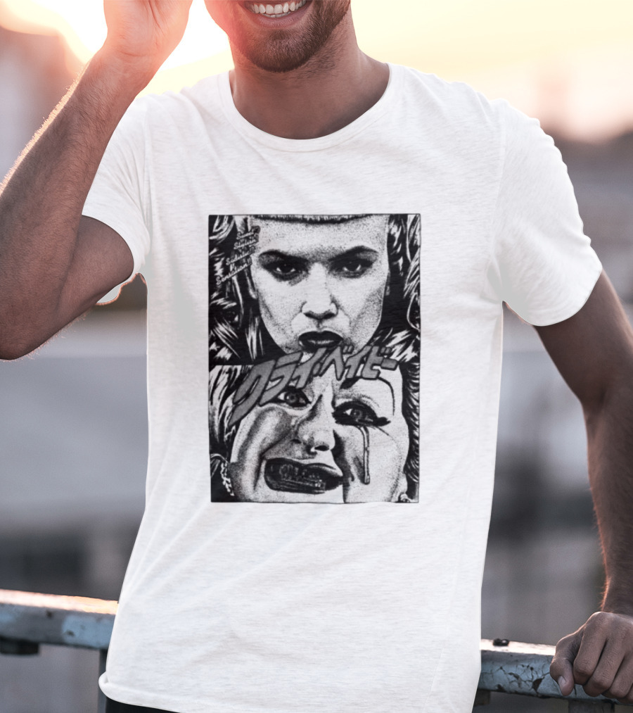 Mobshity Cry Baby John Waters Japanese Comic Style Faces T-Shirt