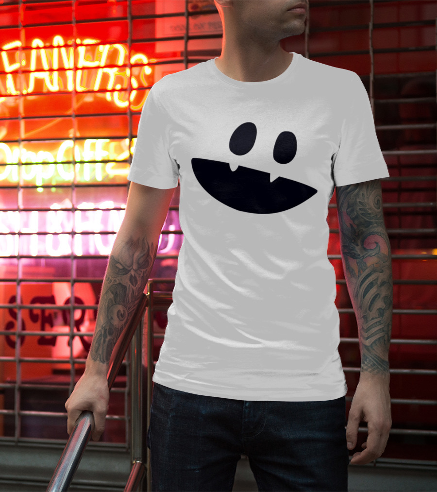 Jack Frost Persona Black Smiley Face T-Shirt