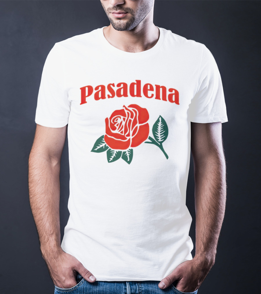 Pasadena Vintage Red Rose T-Shirt