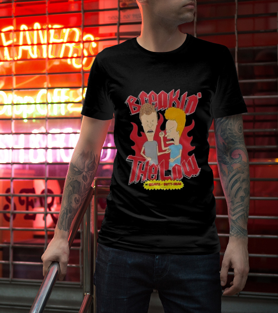 Beavis And Butt-Head Breakin The Law T-Shirt