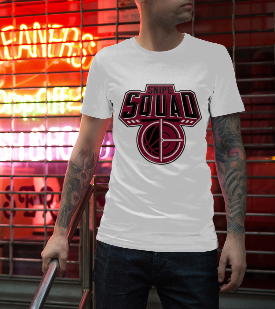 Toronto Raptors Snipe Squad Basketball Target T-Shirt