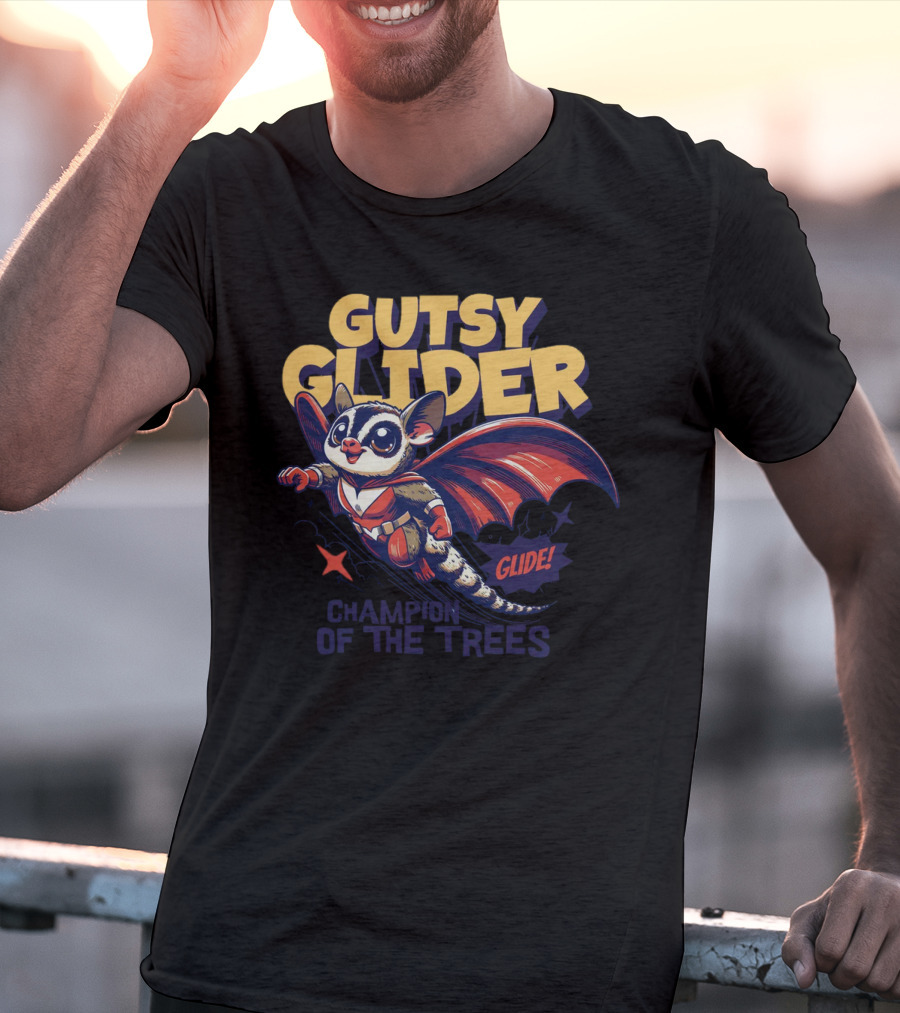 Gutsy Glider Glide Champion Of The Trees T-Shirt