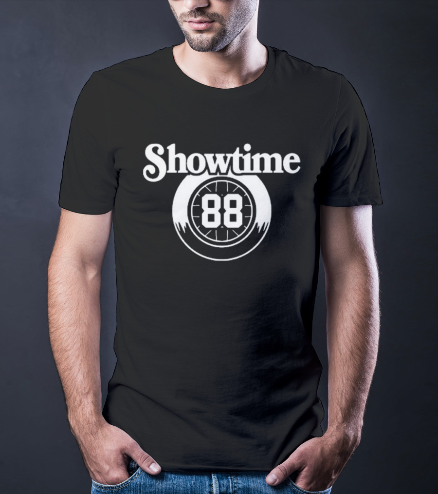Showtime 88 Detroit Basketball Vintage Throwback T-Shirt