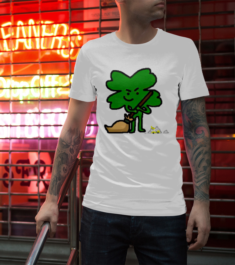 Boston Celtics Sweeping Shamrock Victory T-Shirt
