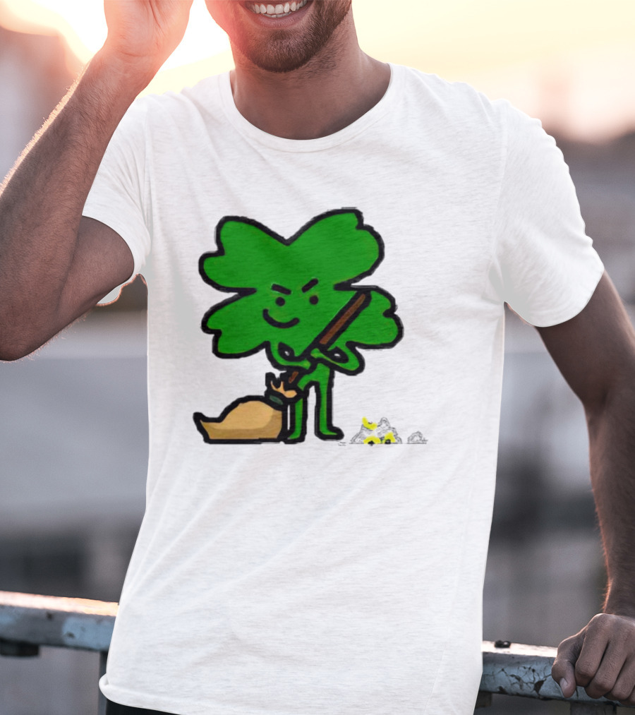 Boston Celtics Sweeping Shamrock Victory T-Shirt