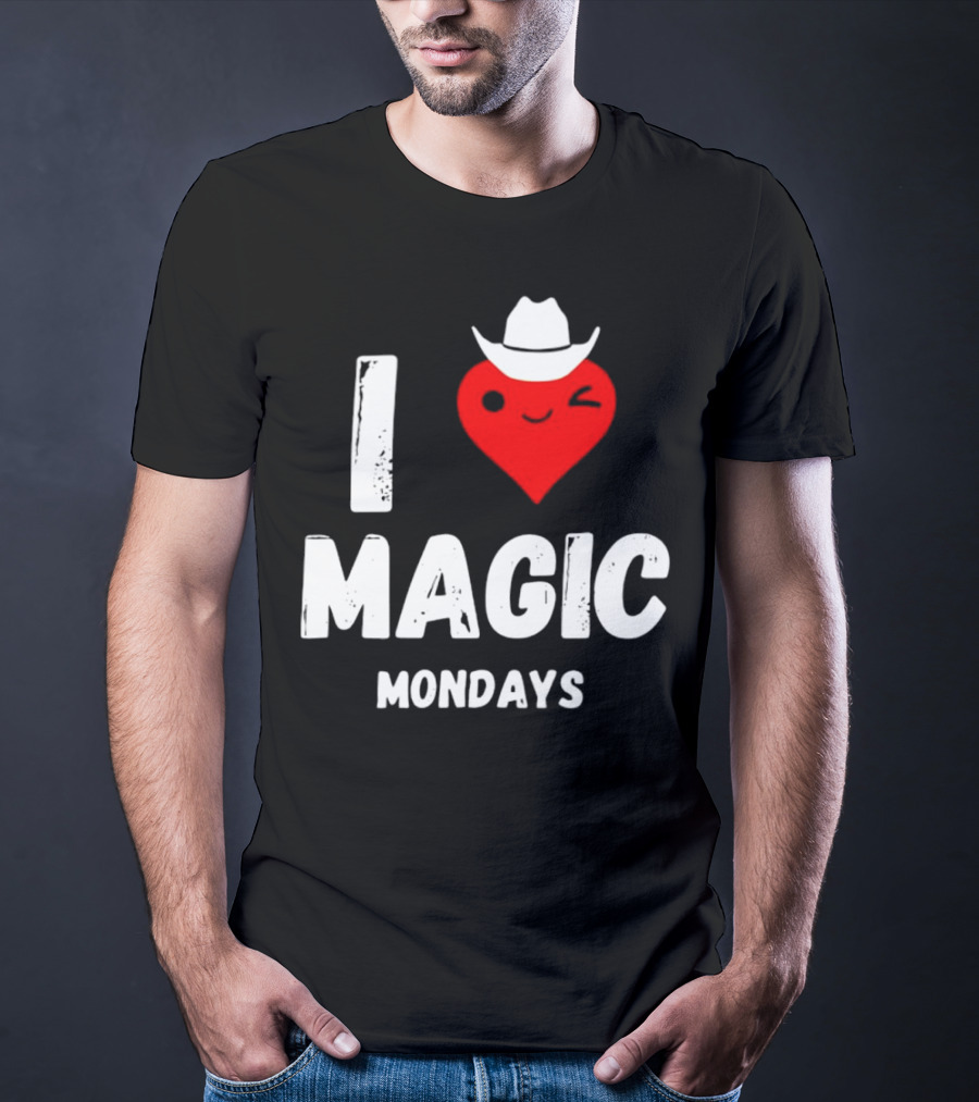 I Heart Cowboy Magic Mondays T-Shirt