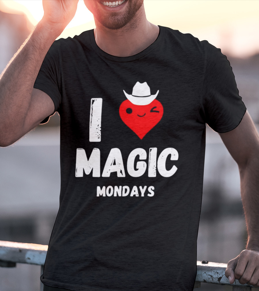 I Heart Cowboy Magic Mondays T-Shirt