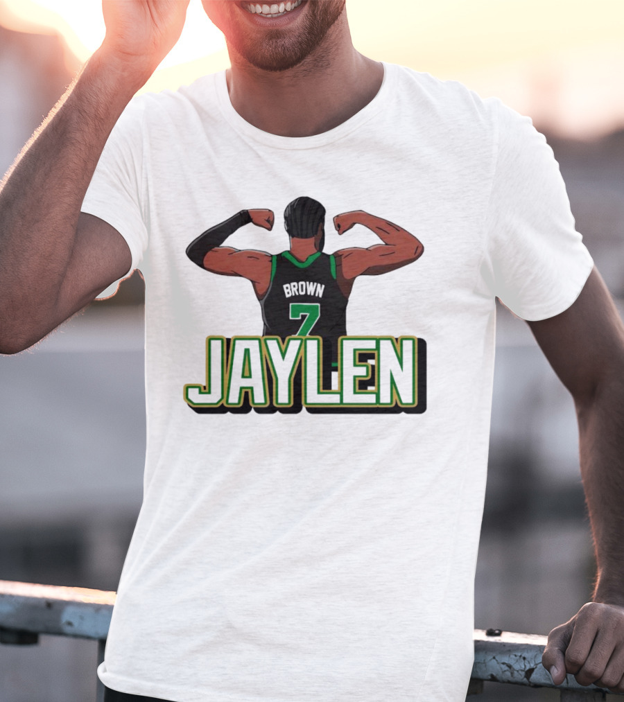 Jaylen Brown Number 7 Flex Boston Celtics T-Shirt