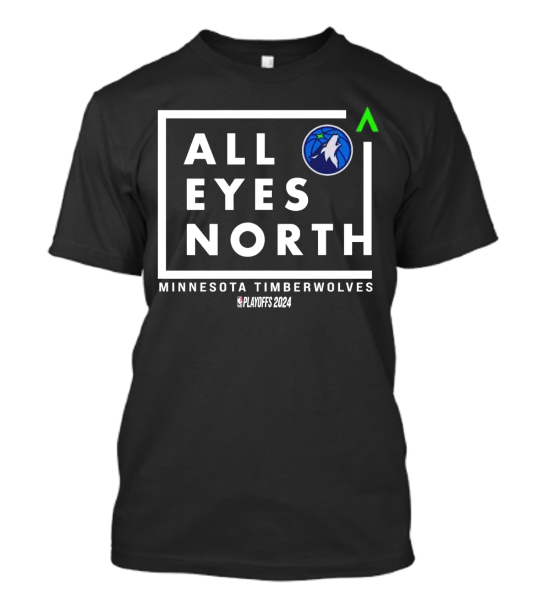 Minnesota Timberwolves All Eyes North NBA Playoffs T-Shirt