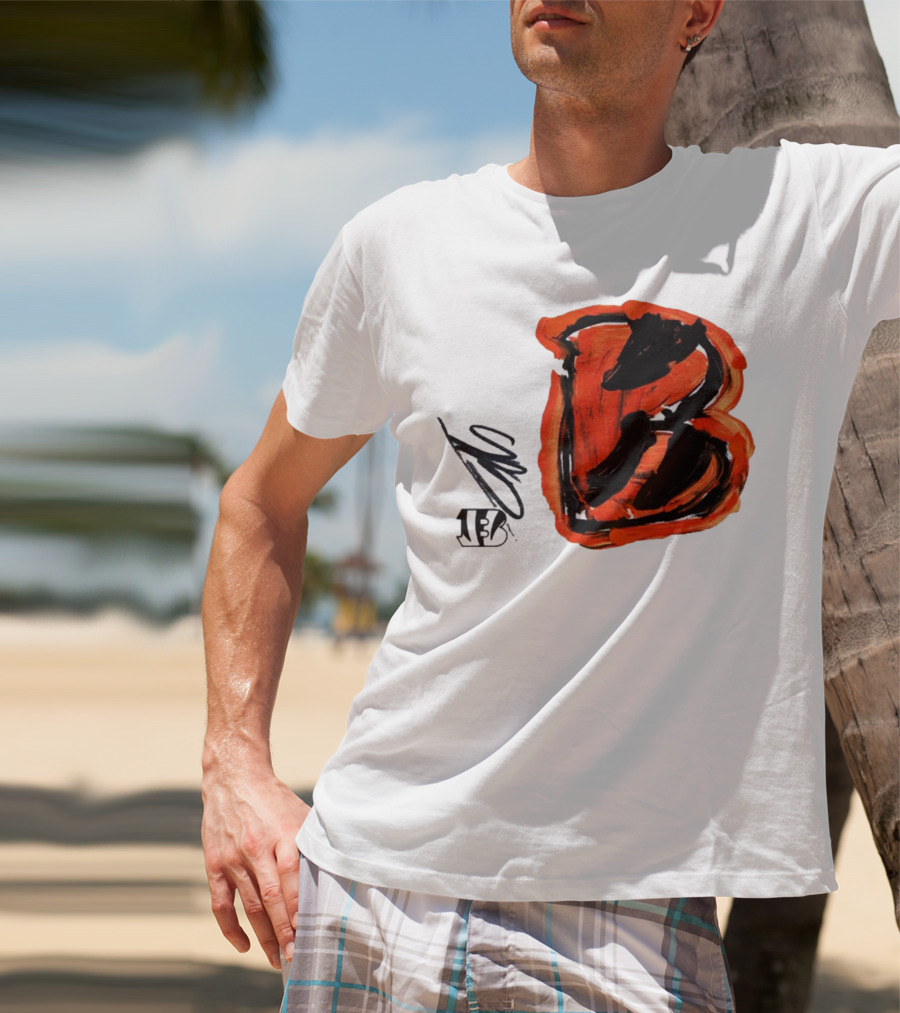 Rookies Cincinnati Bengals Bold Orange B T-Shirt