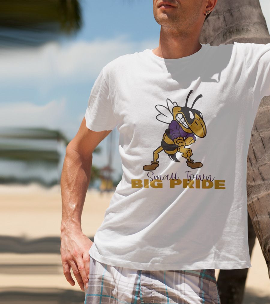 Small Town Big Pride Bee Mascot T-Shirt