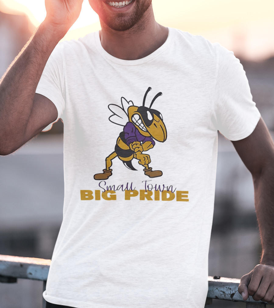 Small Town Big Pride Bee Mascot T-Shirt