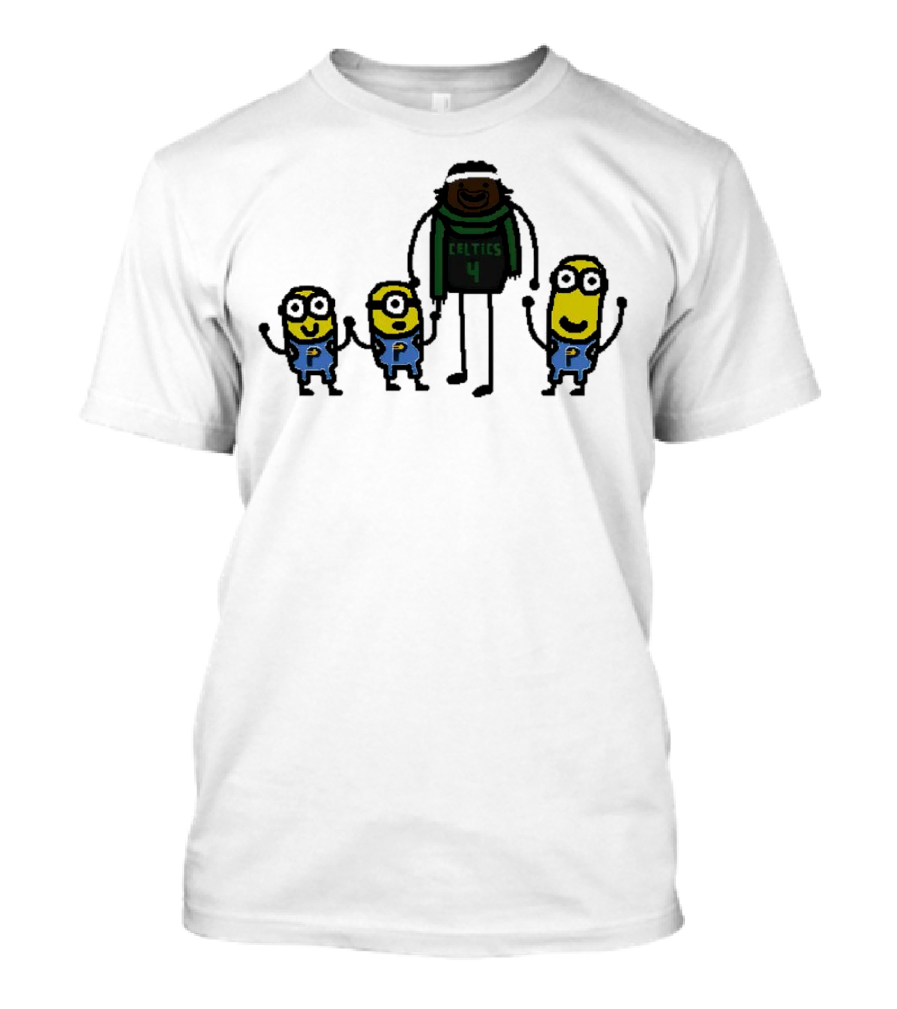 Boston Celtics Jrue Holiday Gru Holiday Minions T-Shirt