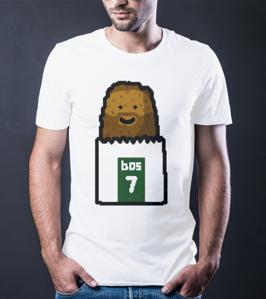 Jaylen Brown Celtics Hash Brown BOS 7 T-Shirt