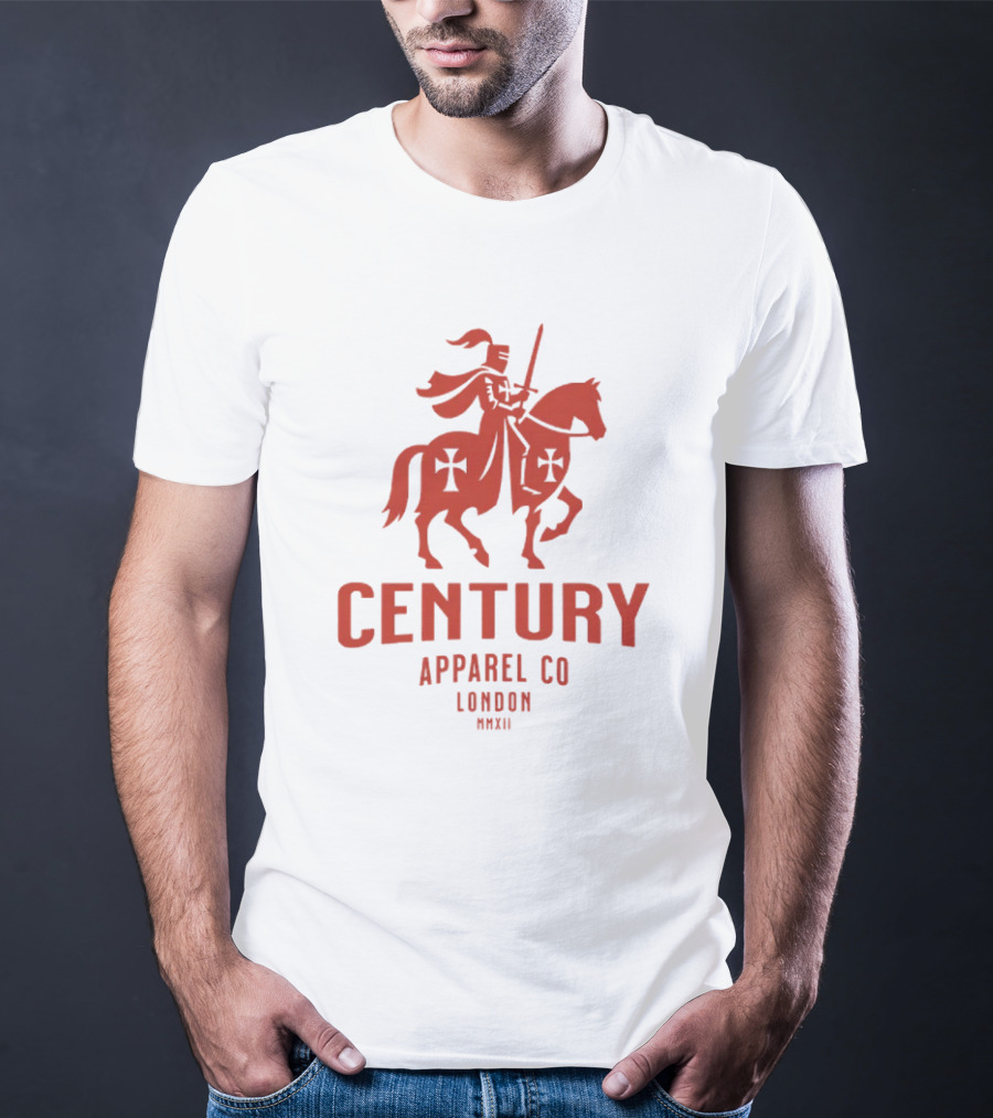 Century Apparel Co London MMXII Knight On Horse T-Shirt