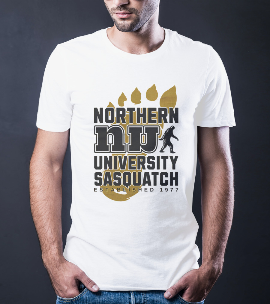 Northern University Sasquatch NU Established 1977 T-Shirt
