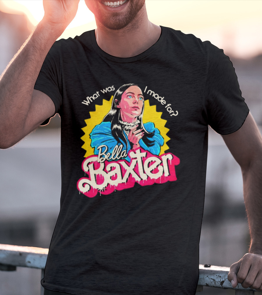 What Was I Made For Bella Baxter Retro Comic T-Shirt