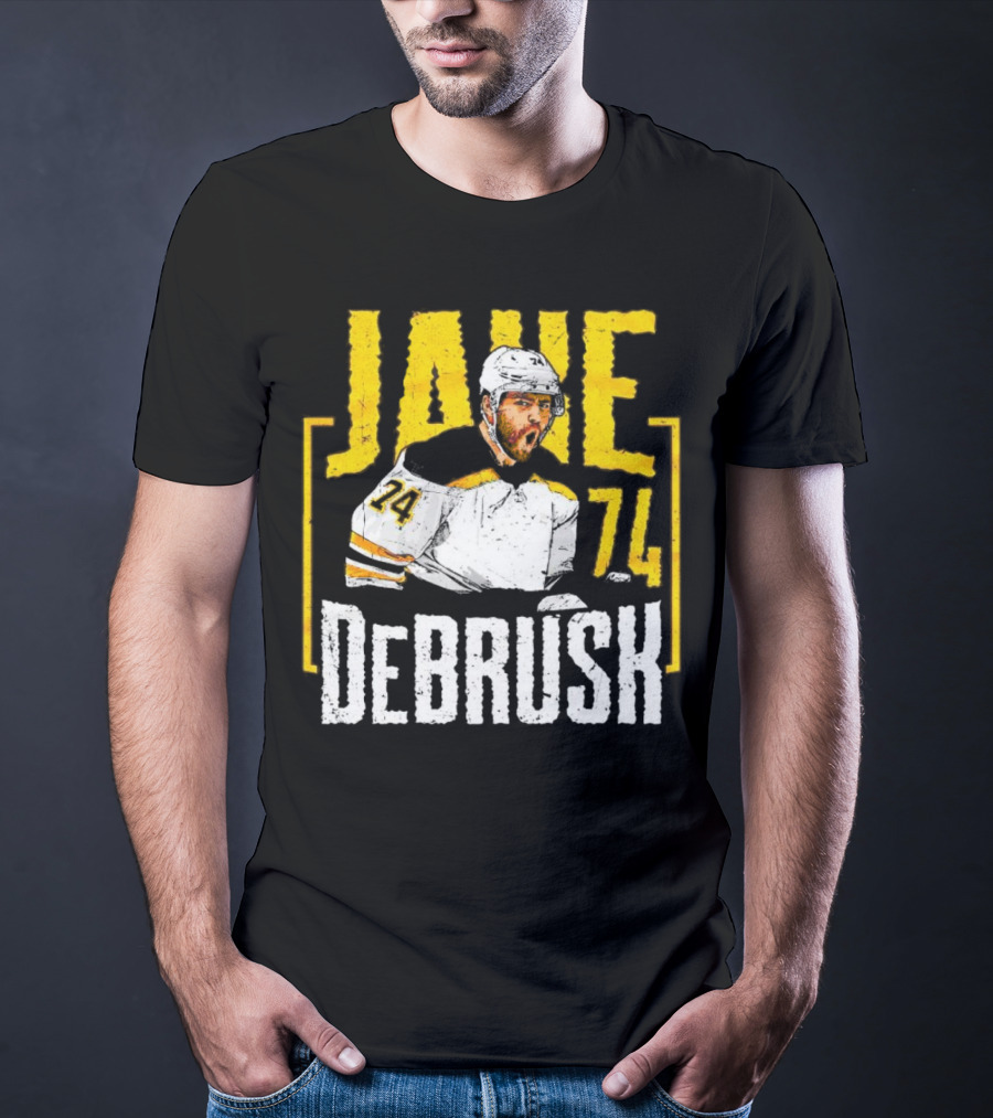 Jake DeBrusk 74 Boston Hockey Player T-Shirt
