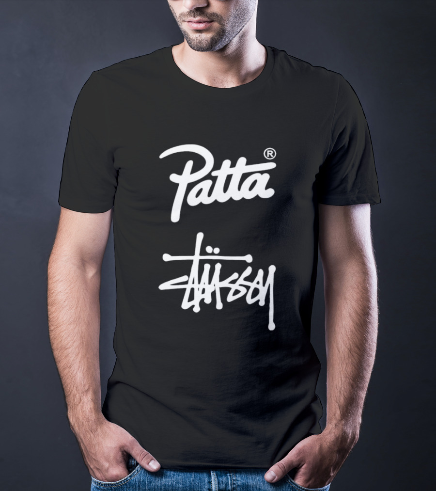 Patta Stüssy Collaboration Logo T-Shirt