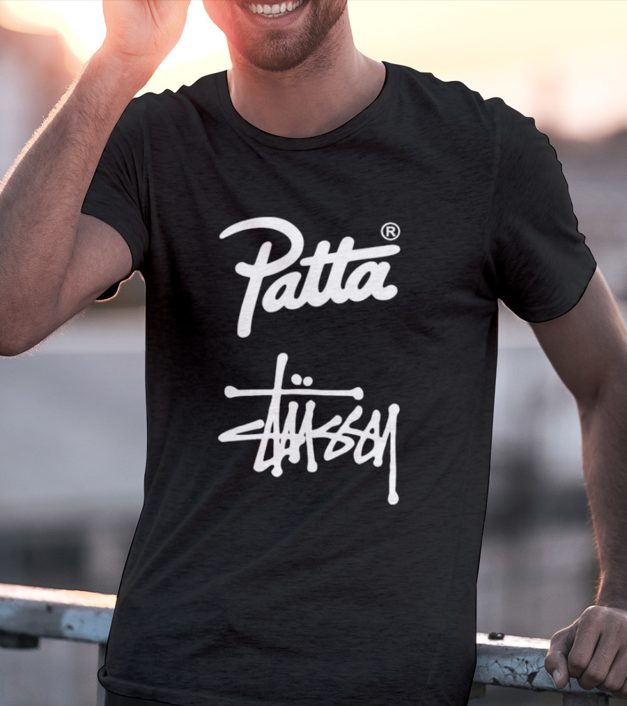 Patta Stüssy Collaboration Logo T-Shirt