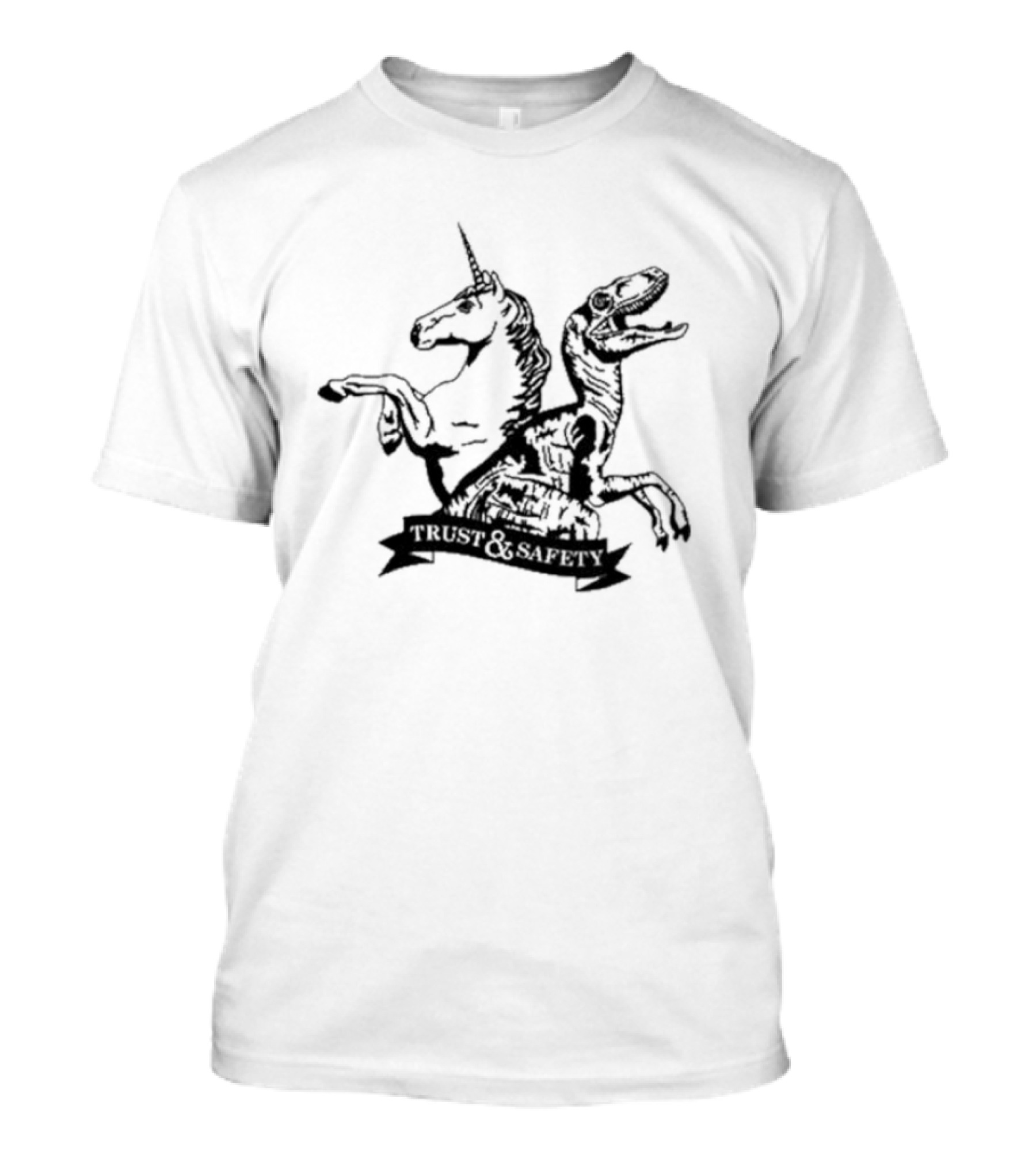 Unicorns And Dinosaurs Trust And Safety T-Shirt
