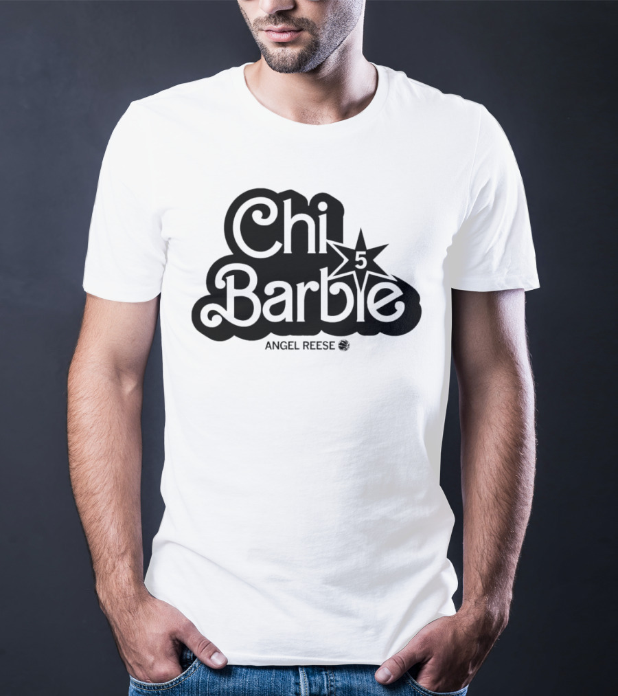 ChiBarbie Angel Reese Chicago Sky 5 Star T-Shirt