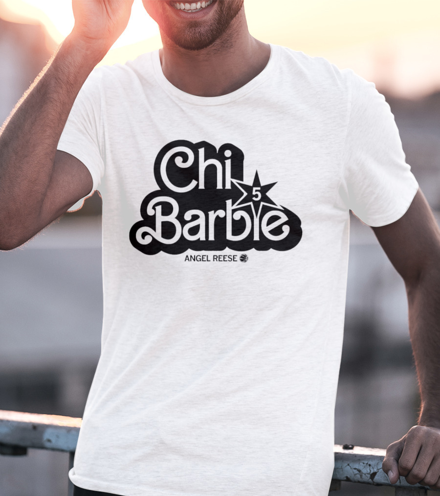 ChiBarbie Angel Reese Chicago Sky 5 Star T-Shirt