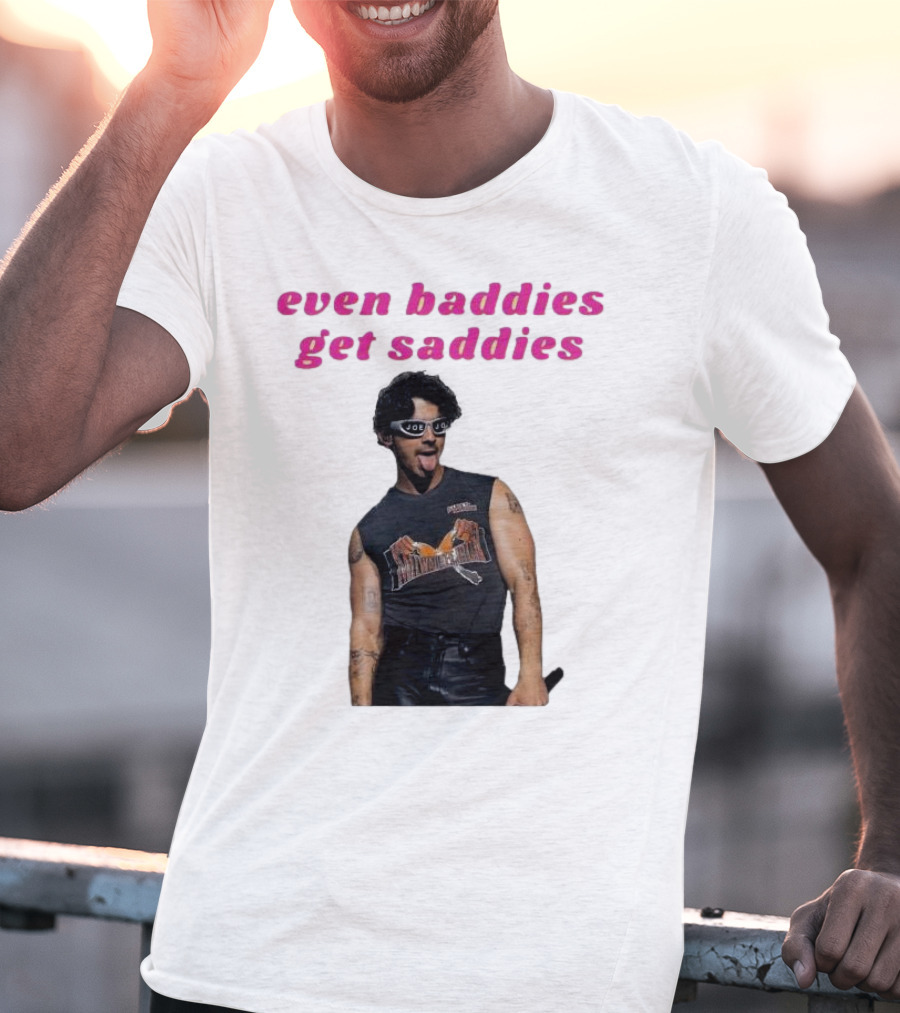 Joe Jonas Even Baddies Get Saddies Rocker T-Shirt