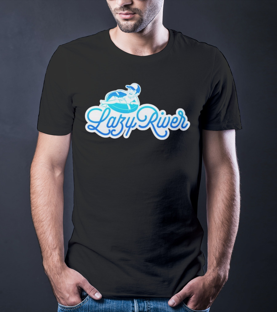 Lazy River Float Chill Relaxation Cartoon T-Shirt