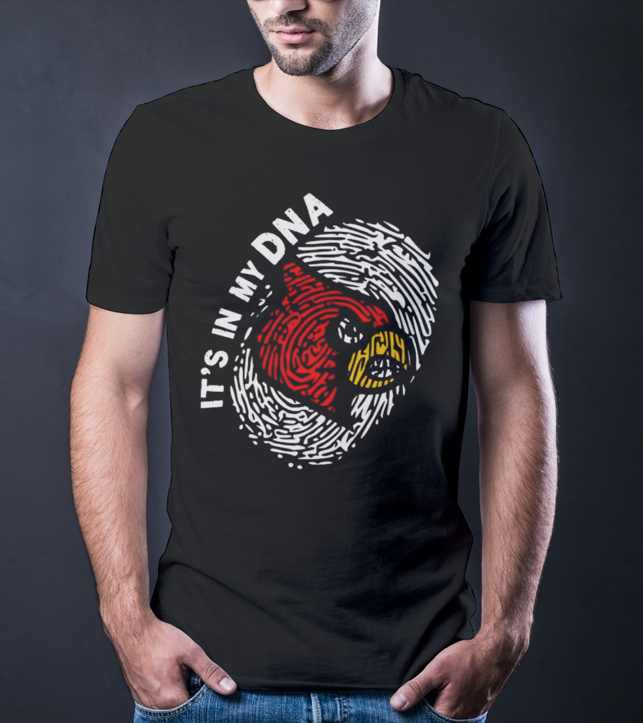Louisville Cardinals It’s In My DNA Fingerprint T-Shirt