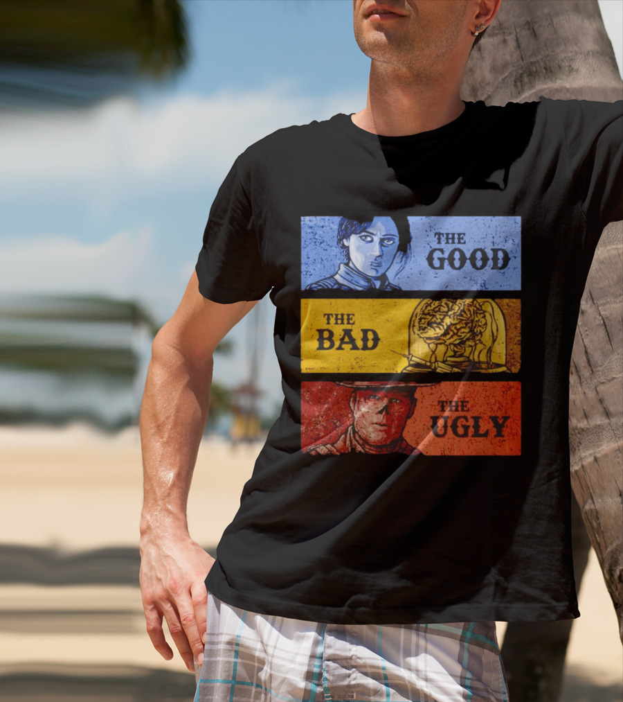 Fallout The Good The Bad The Ugly Character Carousel T-Shirt