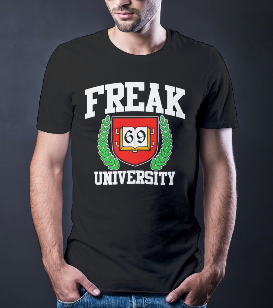 Freak University 69 Crest Emblem T-Shirt