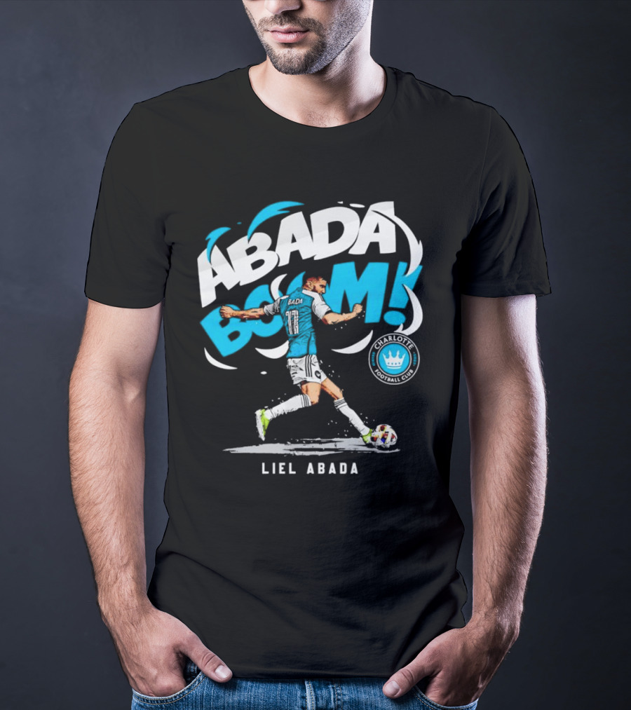 Liel Abada Charlotte Football Club Abada Boom Soccer Action T-Shirt