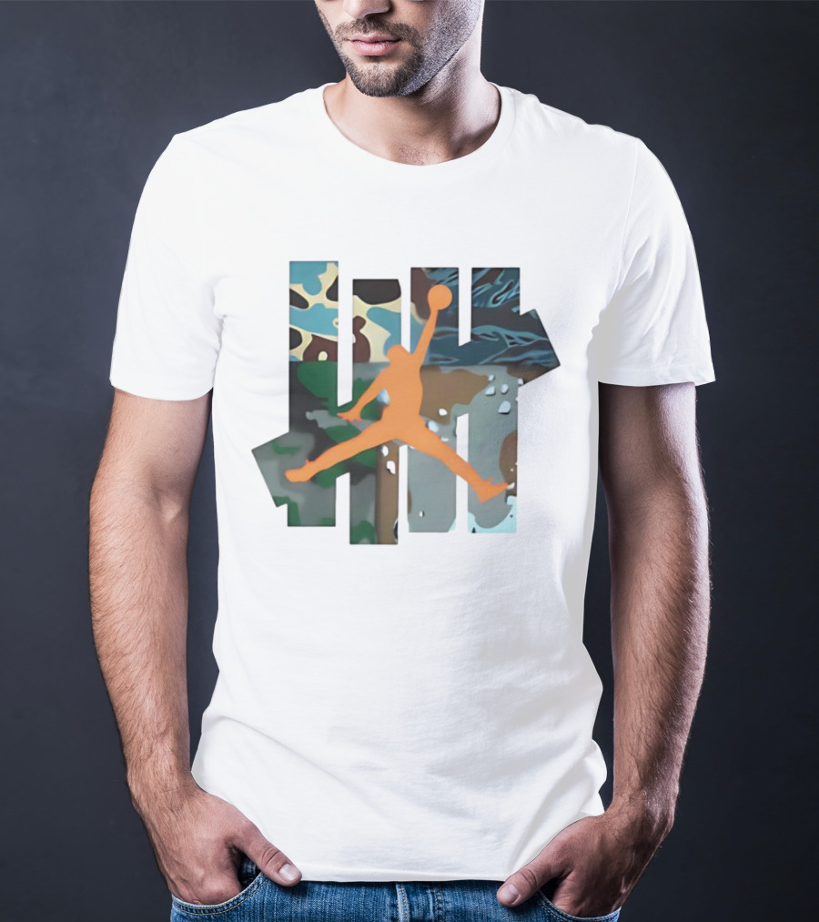 Luka Doncic Jordan X Undefeated Camo Jumpman Be More Prepared Than Anyone Else T-Shirt