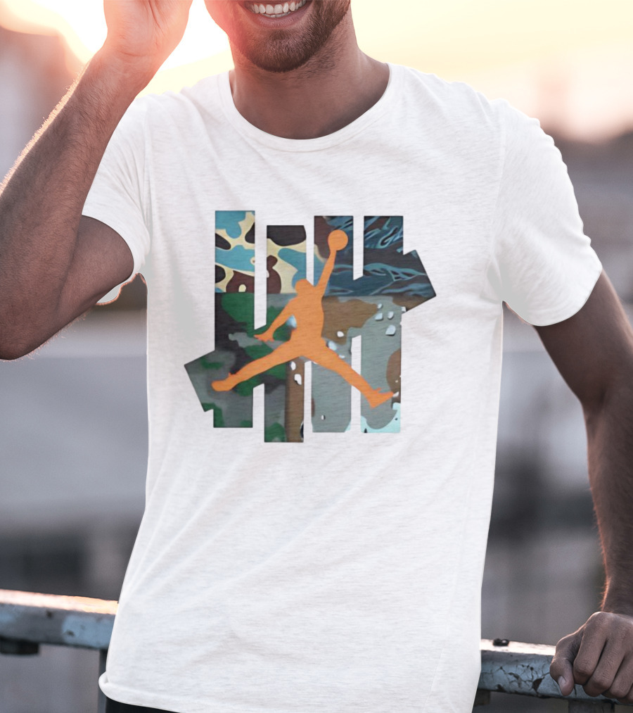 Luka Doncic Jordan X Undefeated Camo Jumpman Be More Prepared Than Anyone Else T-Shirt