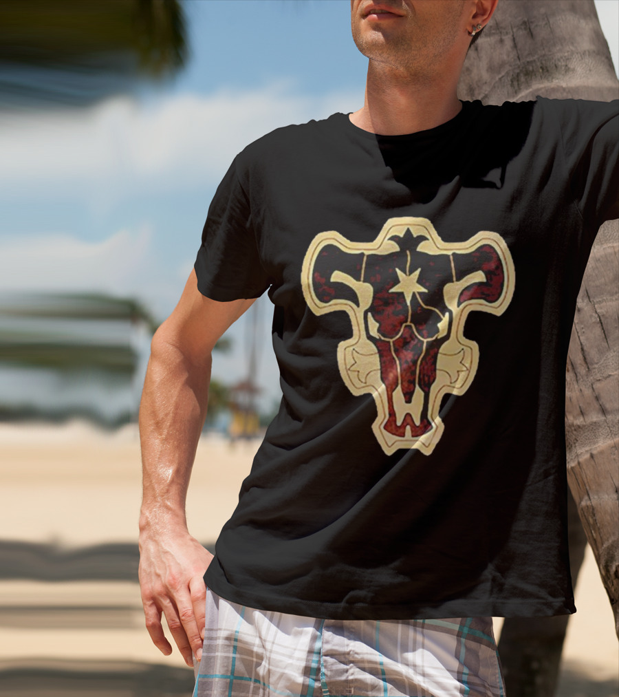 Zora Ideale Black Bull Symbol Black Clover Series T-Shirt
