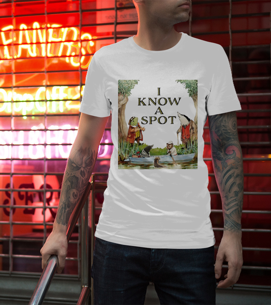 I Know A Spot Animals By The River With Friends T-Shirt