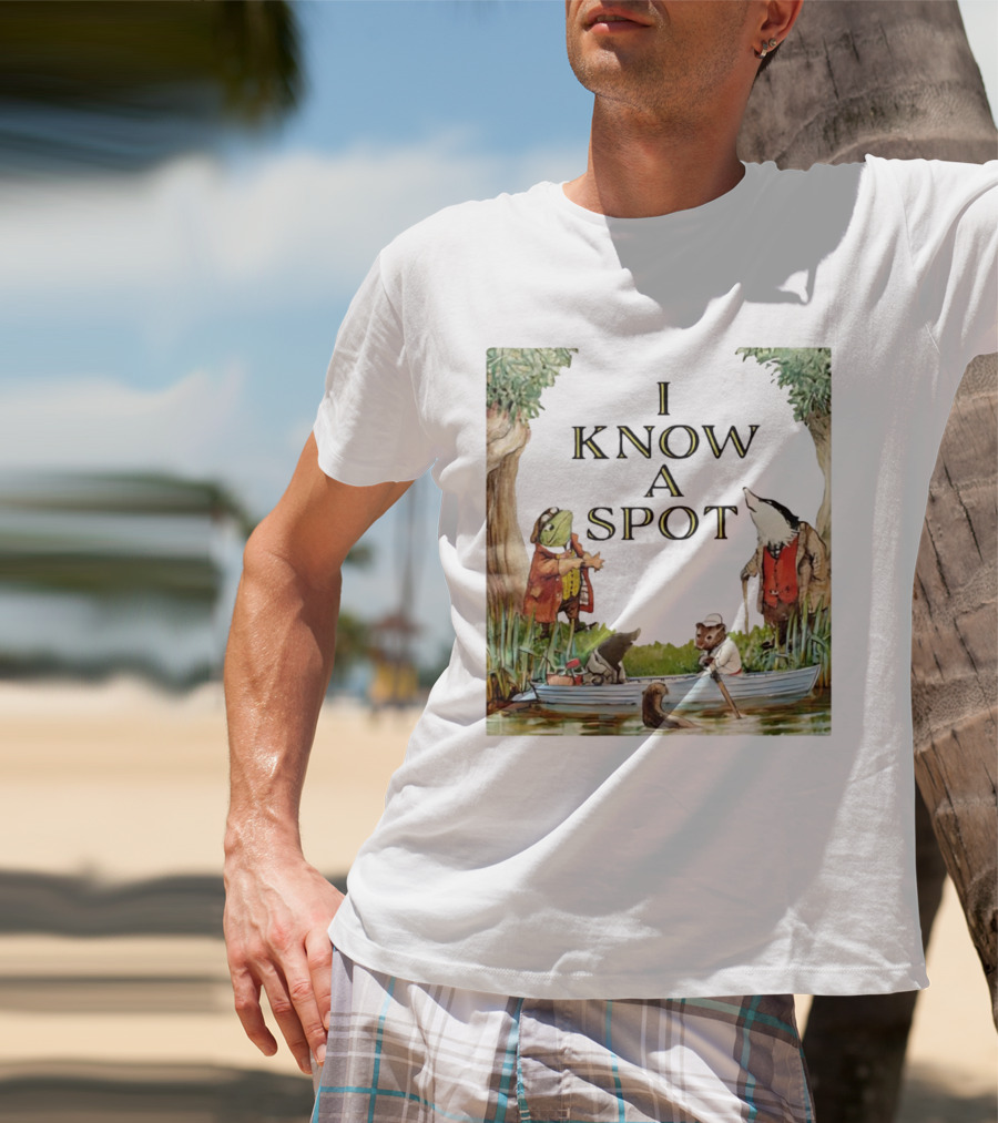 I Know A Spot Animals By The River With Friends T-Shirt