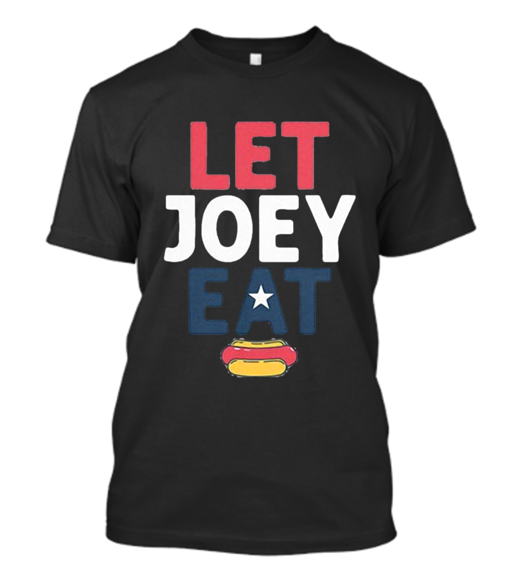 LET JOEY EAT Star Hotdog T-Shirt