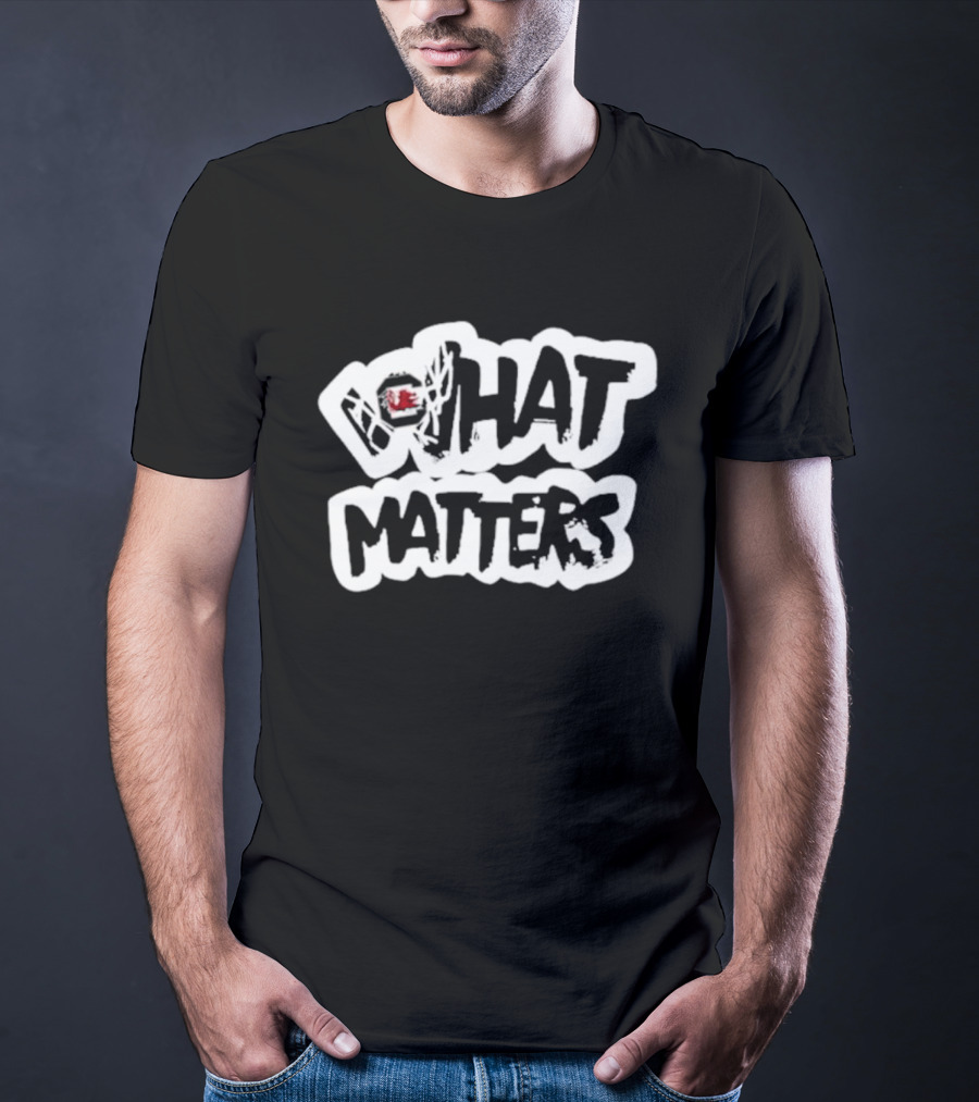 South Carolina Women's Basketball What Matters - Basketball Net T-Shirt