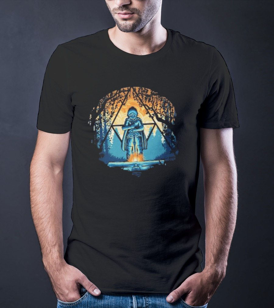 Zelda Triforce Sword Forest Twilight Adventure T-Shirt