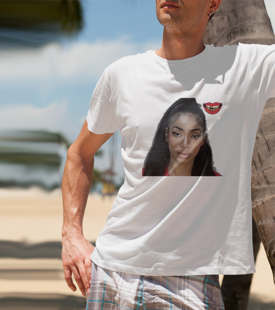 Tommie Lee Arrested Mugshot With Red Lips T-Shirt