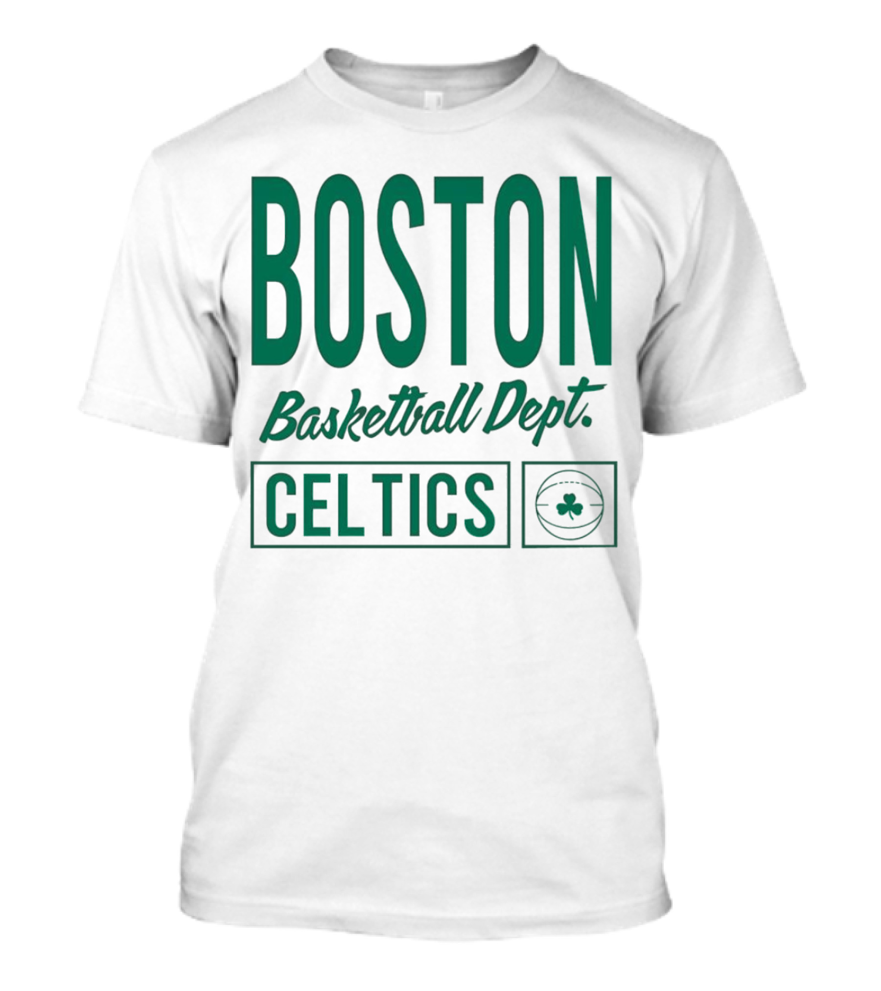 Boston Celtics Basketball Dept Celtics Shamrock T-Shirt