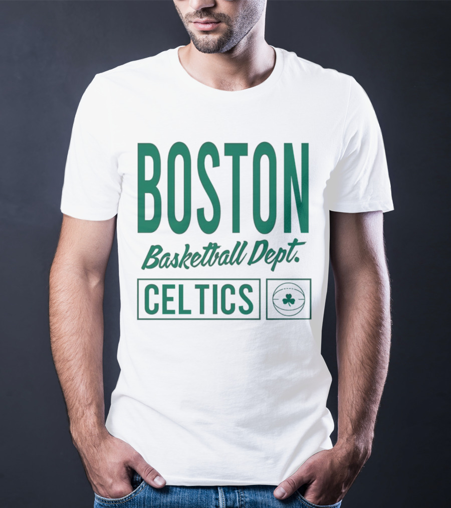 Boston Celtics Basketball Dept Celtics Shamrock T-Shirt