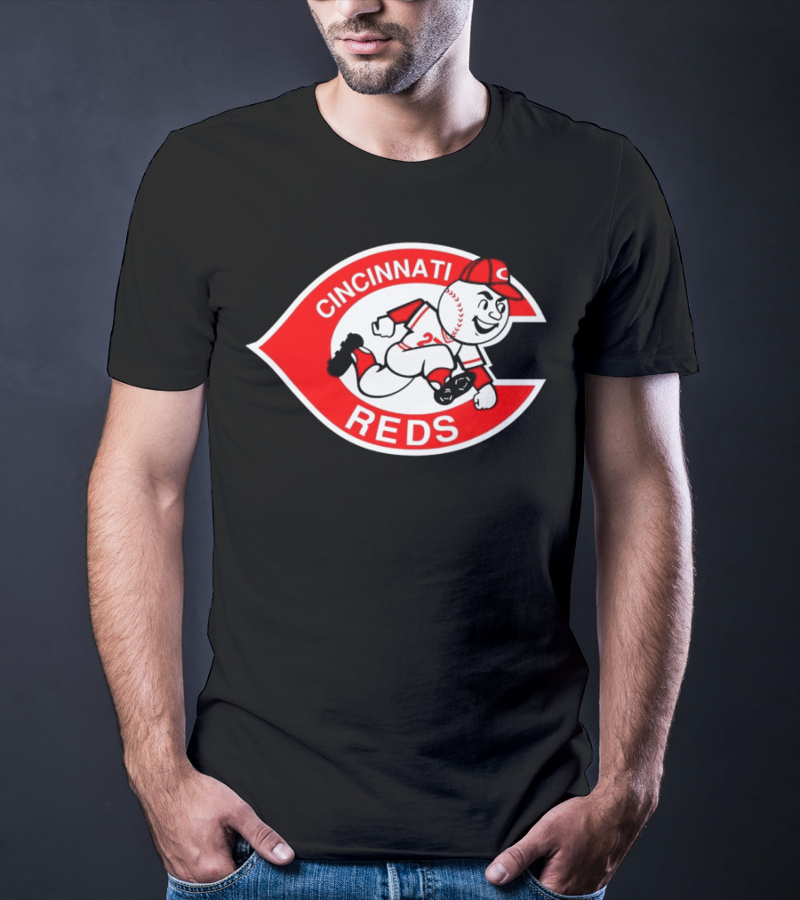 Cincinnati Reds Mascot MLB Baseball T-Shirt