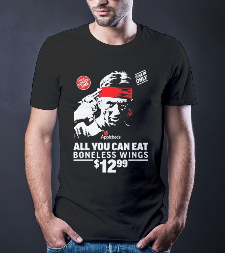 Applebee's All You Can Eat Boneless Wings Dine In Only For A Limited Time $12.99 T-Shirt
