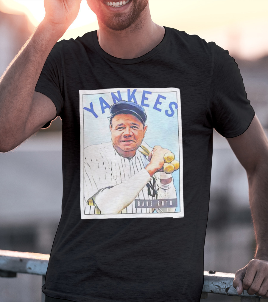 YANKEES Babe Ruth Baseball T-Shirt