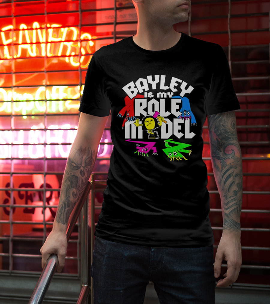 Bayley Is My Role Model Wacky Inflatable Tube Men T-Shirt