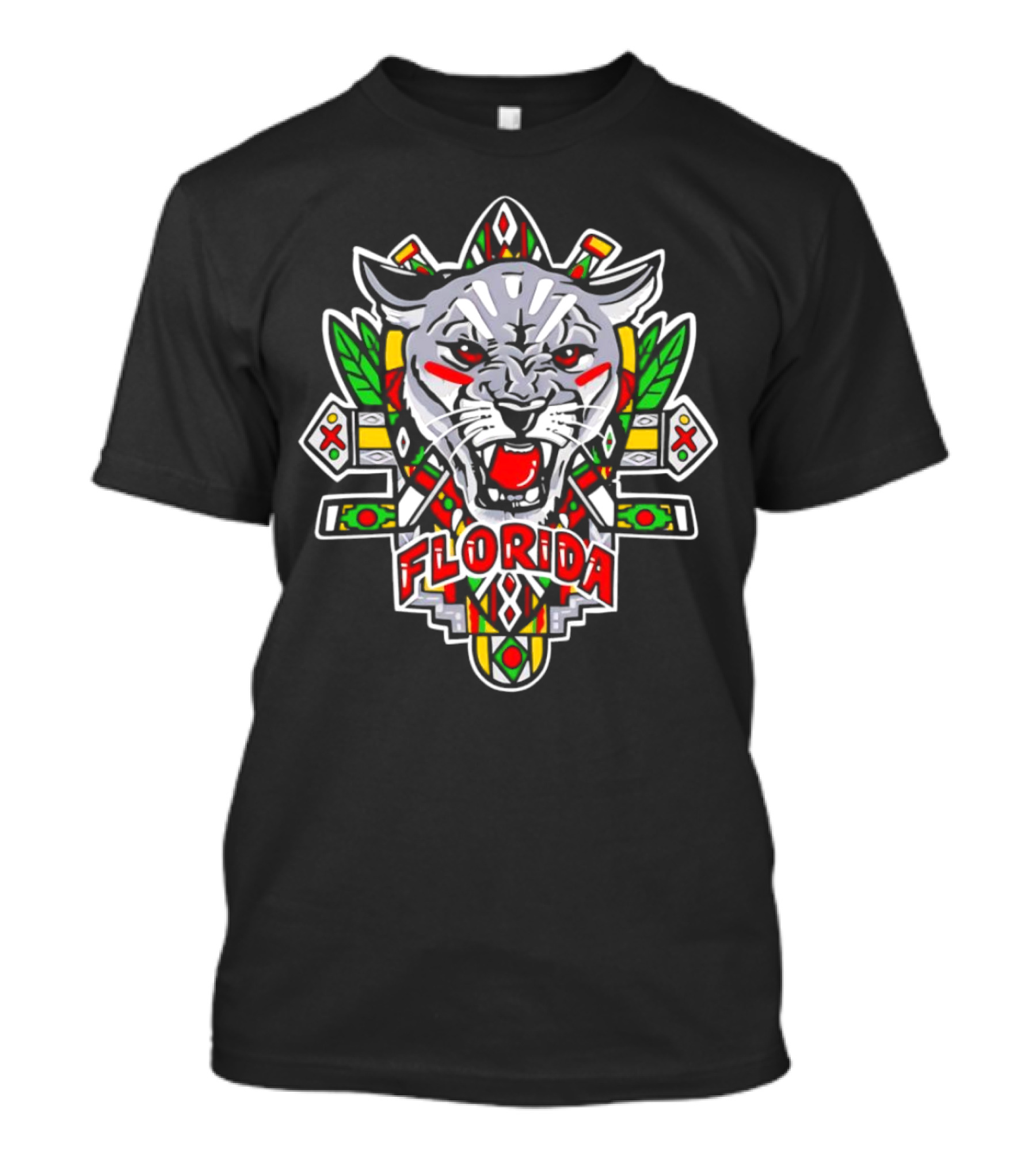 Florida Panthers Juneteenth African Tribal Emblem T-Shirt