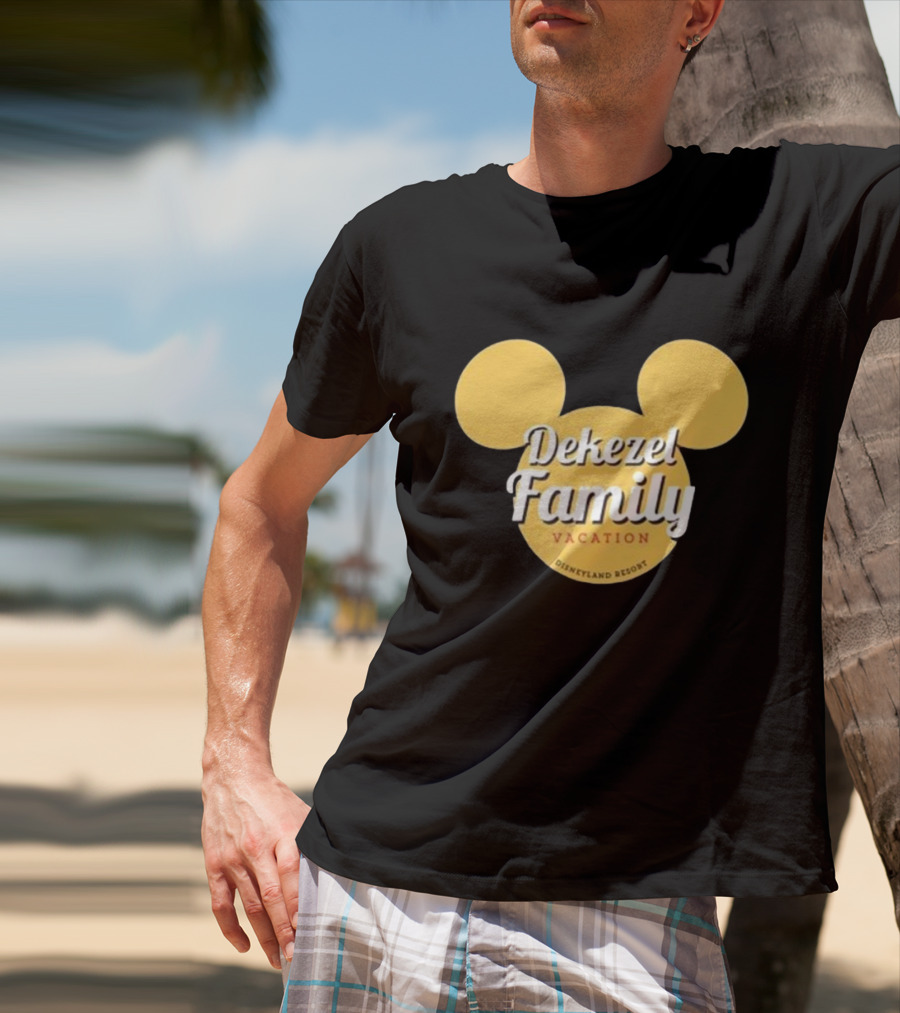 Dekezel Family Disneyland Resort Vacation Mickey Mouse T-Shirt